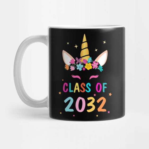 Kid Unicorn First Day Of School Class Of 2032 by Xizin Gao